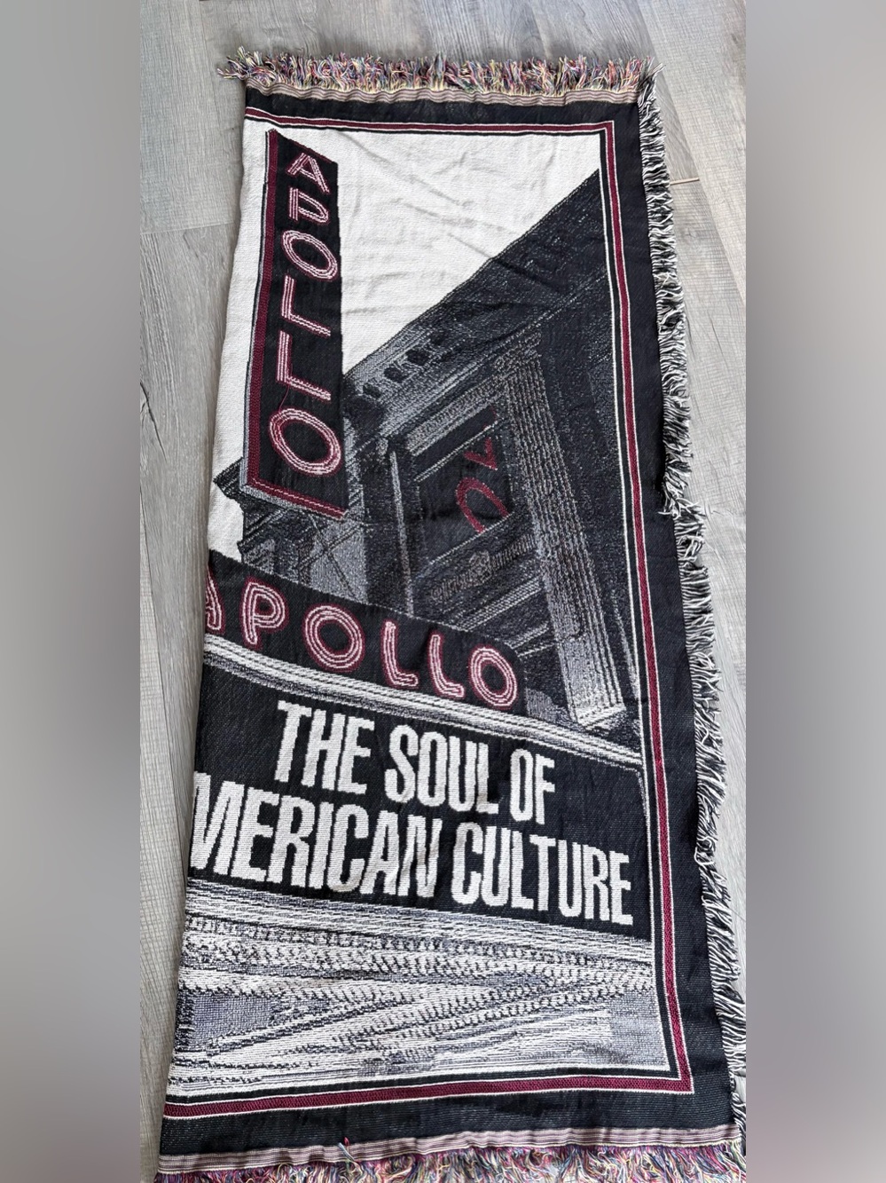 Hudson & Company Apollo tapestry blanket the would of American culture